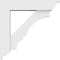 Ekena Millwork Standard Balboa Architectural Grade PVC Bracket With Traditional Ends, 3"W x 12"D x 12"H BKTP03X12X12BOA01 - alternate 4